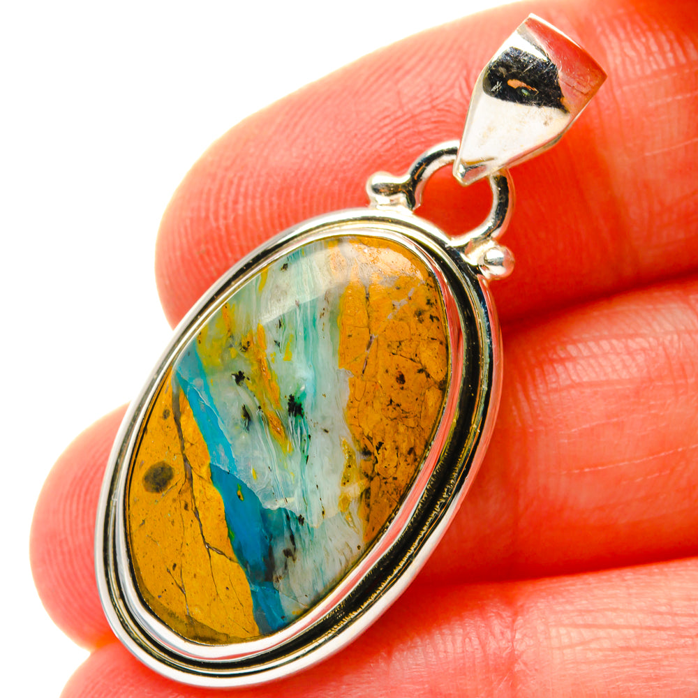 Peruvian Opal Pendants handcrafted by Anasilvercos - PD17097