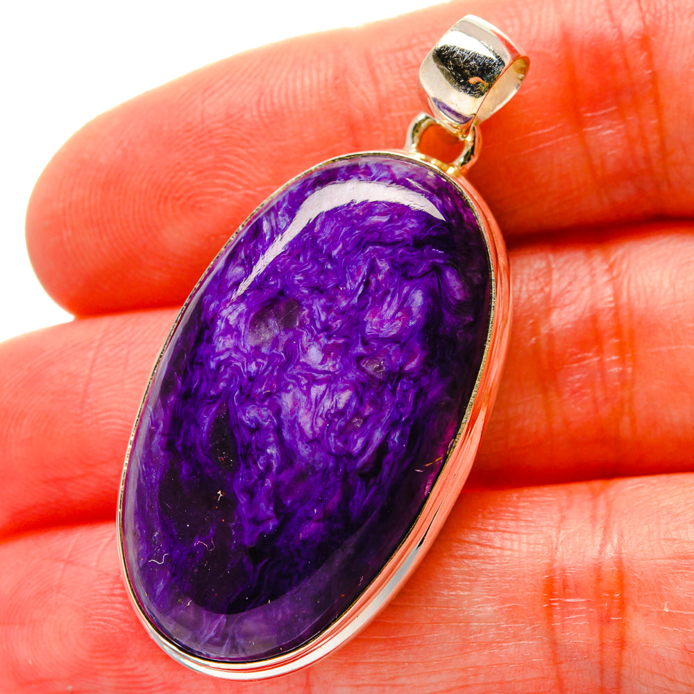 Charoite Pendants handcrafted by Anasilvercos - PD17106