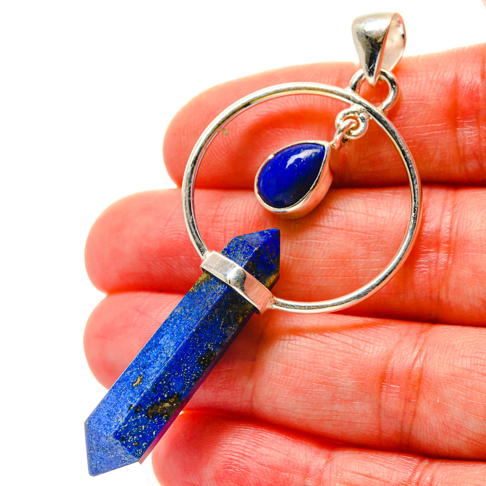 Lapis Lazuli Pendants handcrafted by Anasilvercos - PD17121