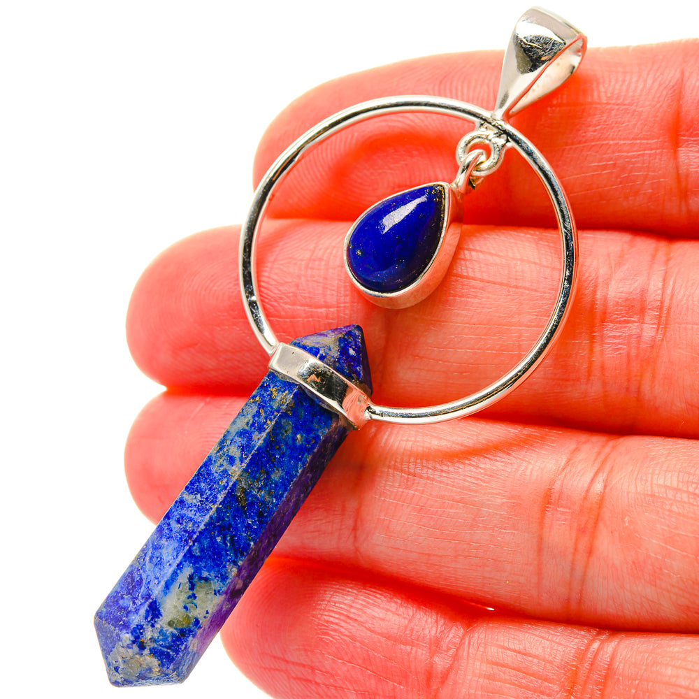 Lapis Lazuli Pendants handcrafted by Anasilvercos - PD17137