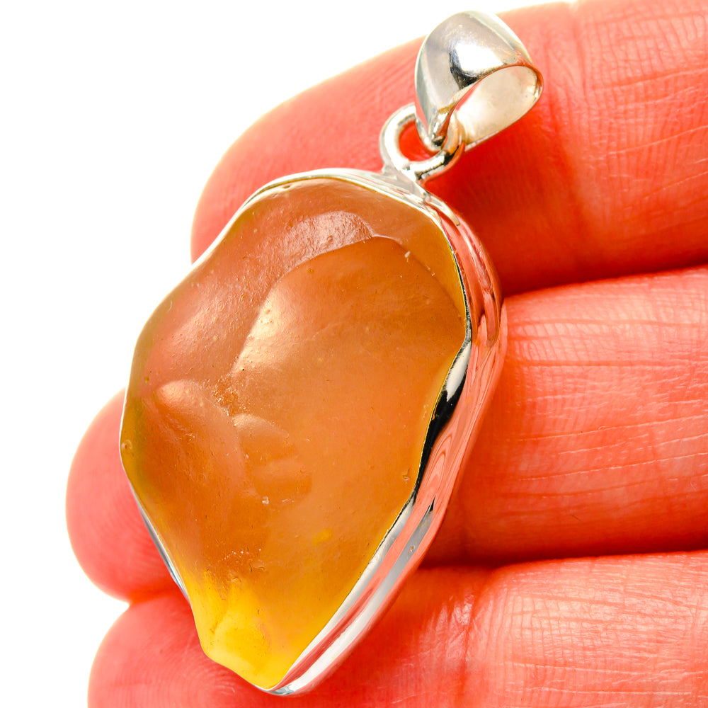 Libyan Glass Pendants handcrafted by Anasilvercos - PD17164