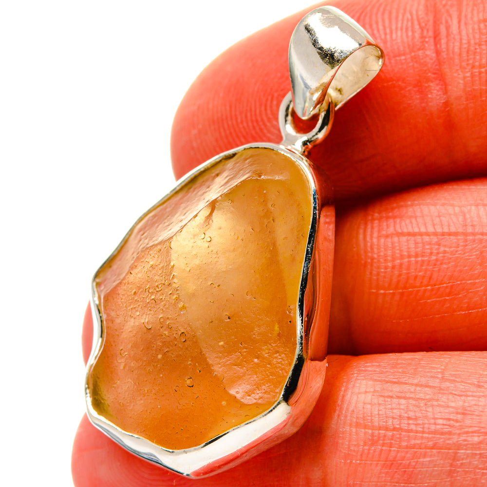 Libyan Glass Pendants handcrafted by Anasilvercos - PD17166