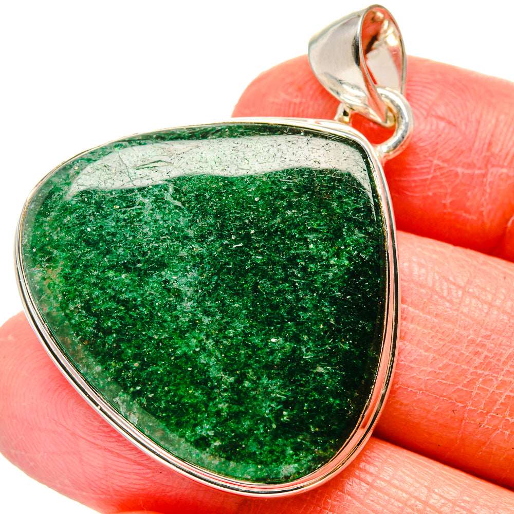 Green Aventurine Pendants handcrafted by Anasilvercos - PD17178