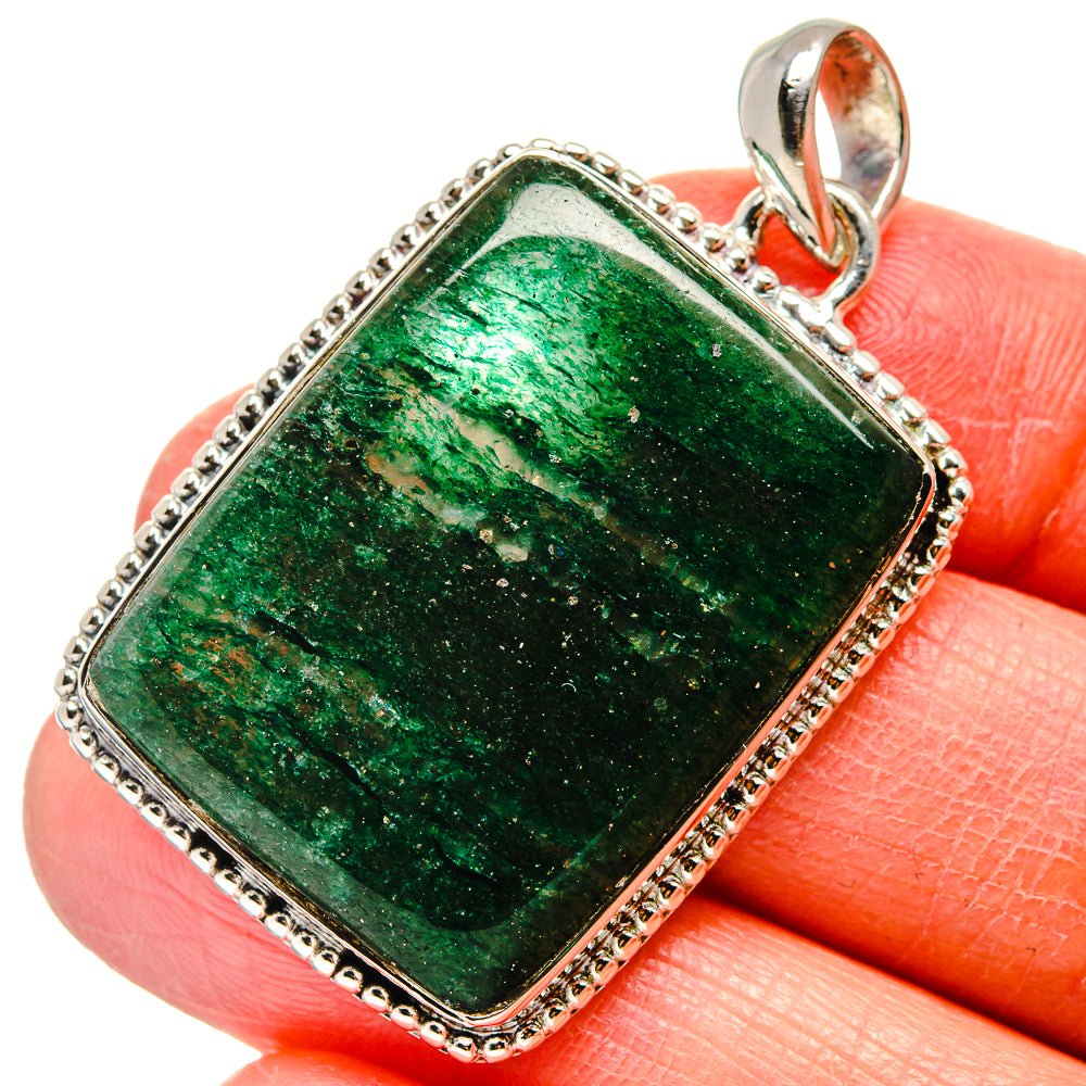 Green Aventurine Pendants handcrafted by Anasilvercos - PD17179