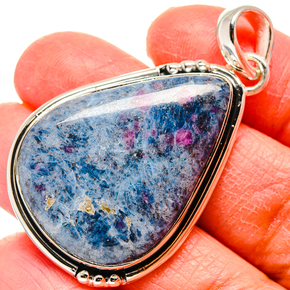 Ruby Fuchsite Pendants handcrafted by Anasilvercos - PD17185
