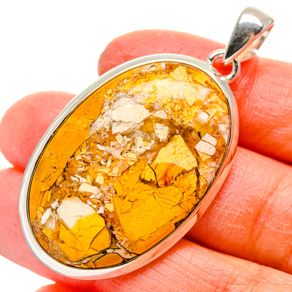 Brecciated Mookaite Pendants handcrafted by Anasilvercos - PD17205