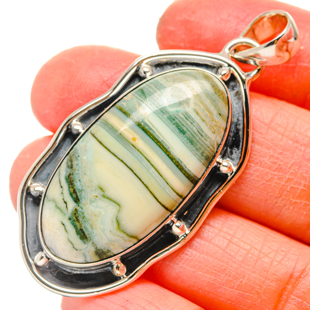Ocean Jasper Pendants handcrafted by Anasilvercos - PD17207