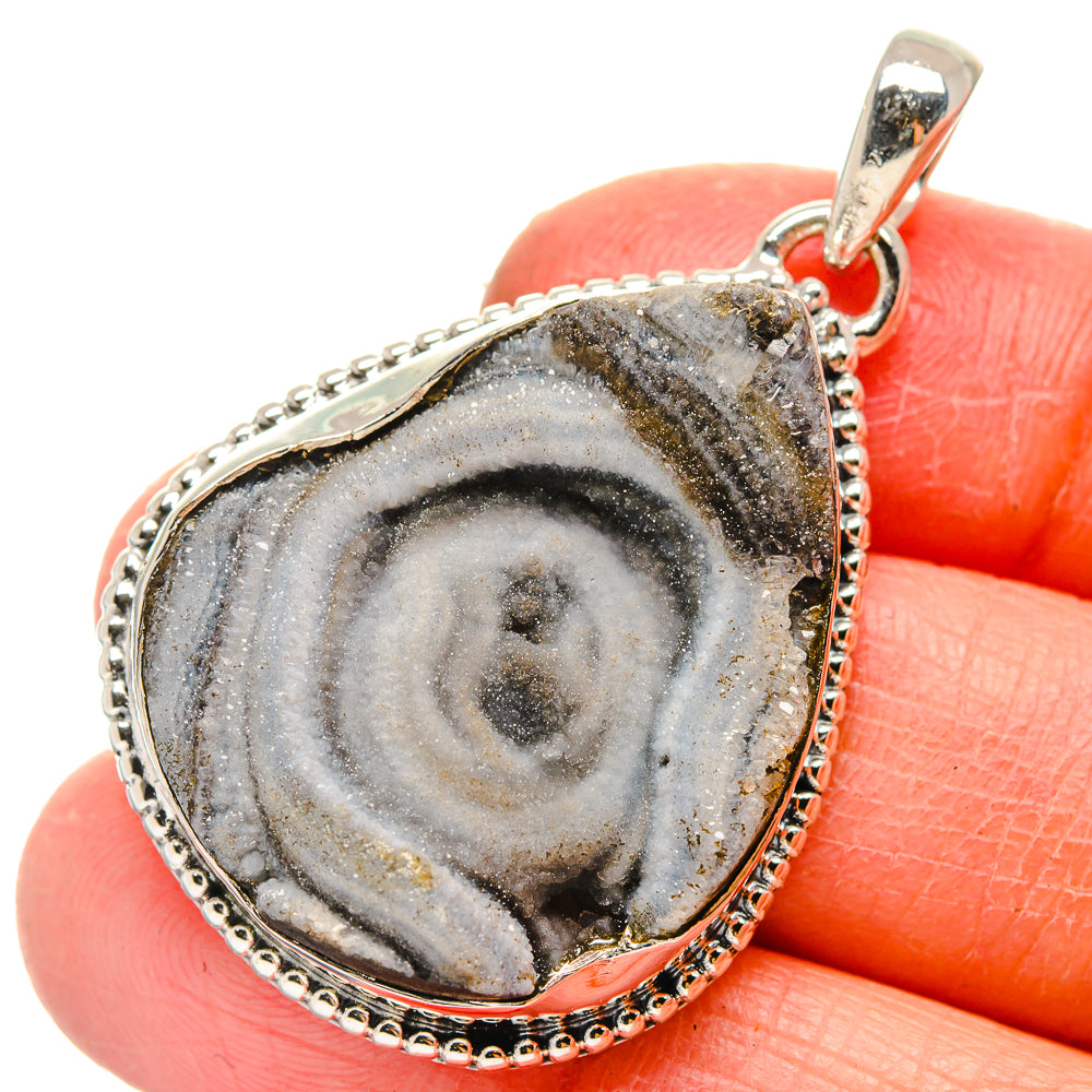 Desert Druzy Pendants handcrafted by Anasilvercos - PD17213