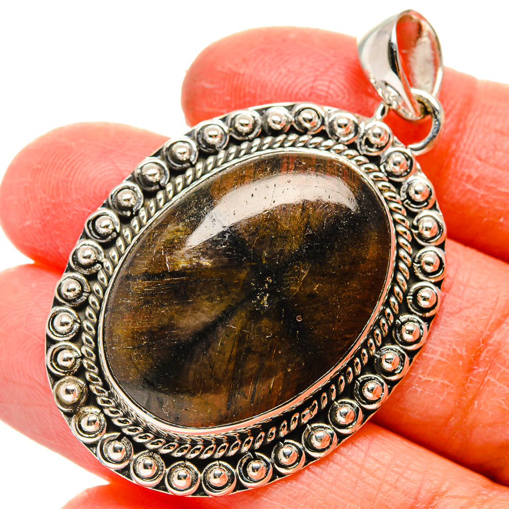 Chiastolite Pendants handcrafted by Anasilvercos - PD17223