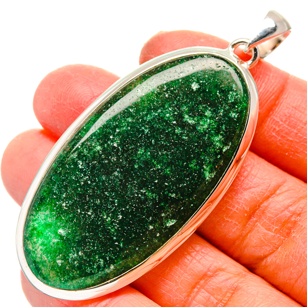 Green Aventurine Pendants handcrafted by Anasilvercos - PD17227