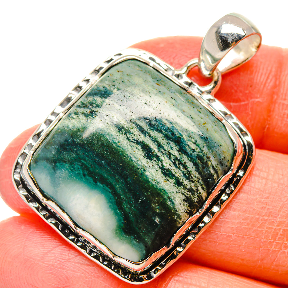 Lizard Jasper Pendants handcrafted by Anasilvercos - PD17233