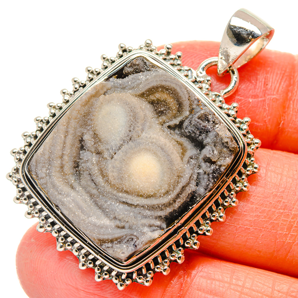 Desert Druzy Pendants handcrafted by Anasilvercos - PD17236