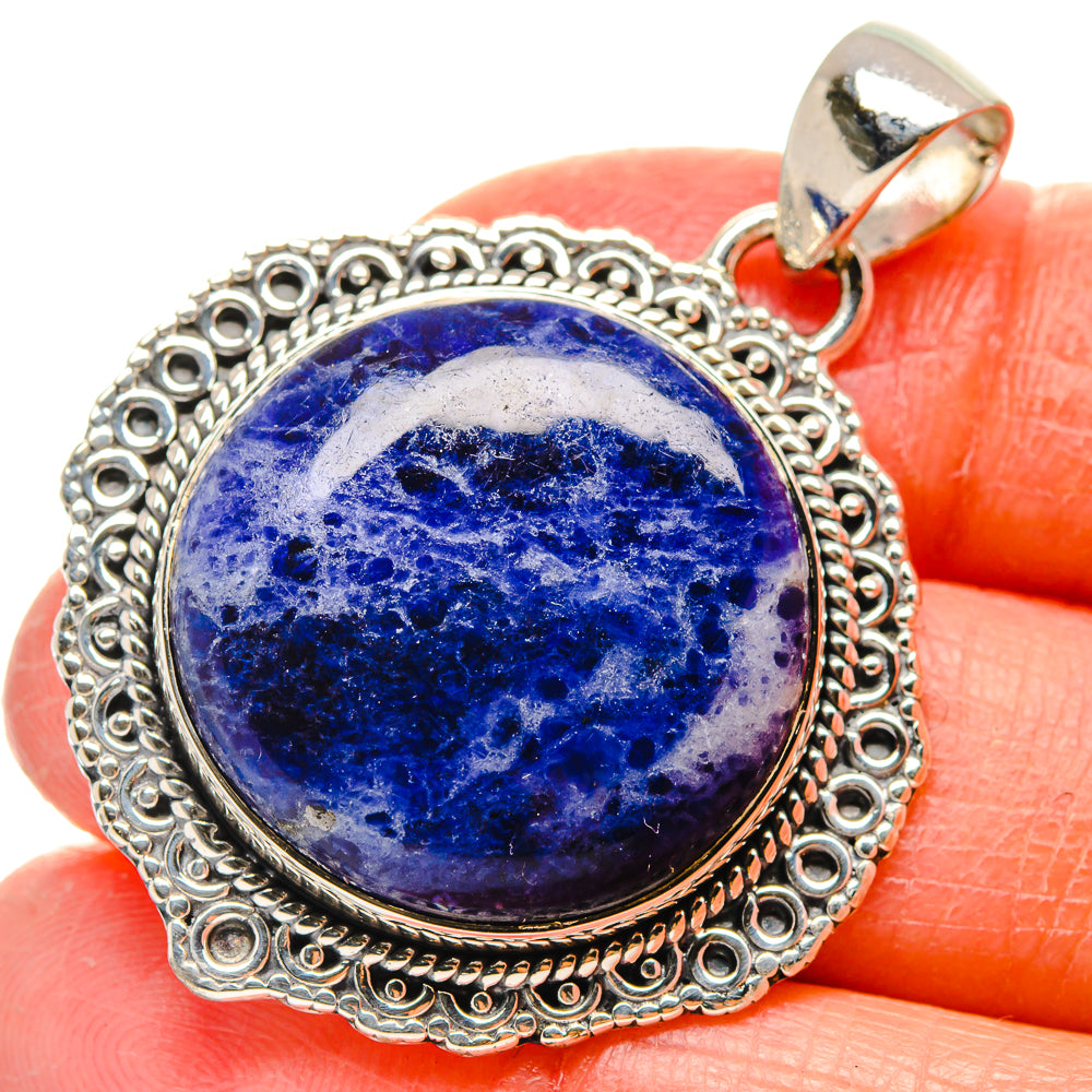 Sodalite Pendants handcrafted by Anasilvercos - PD17256