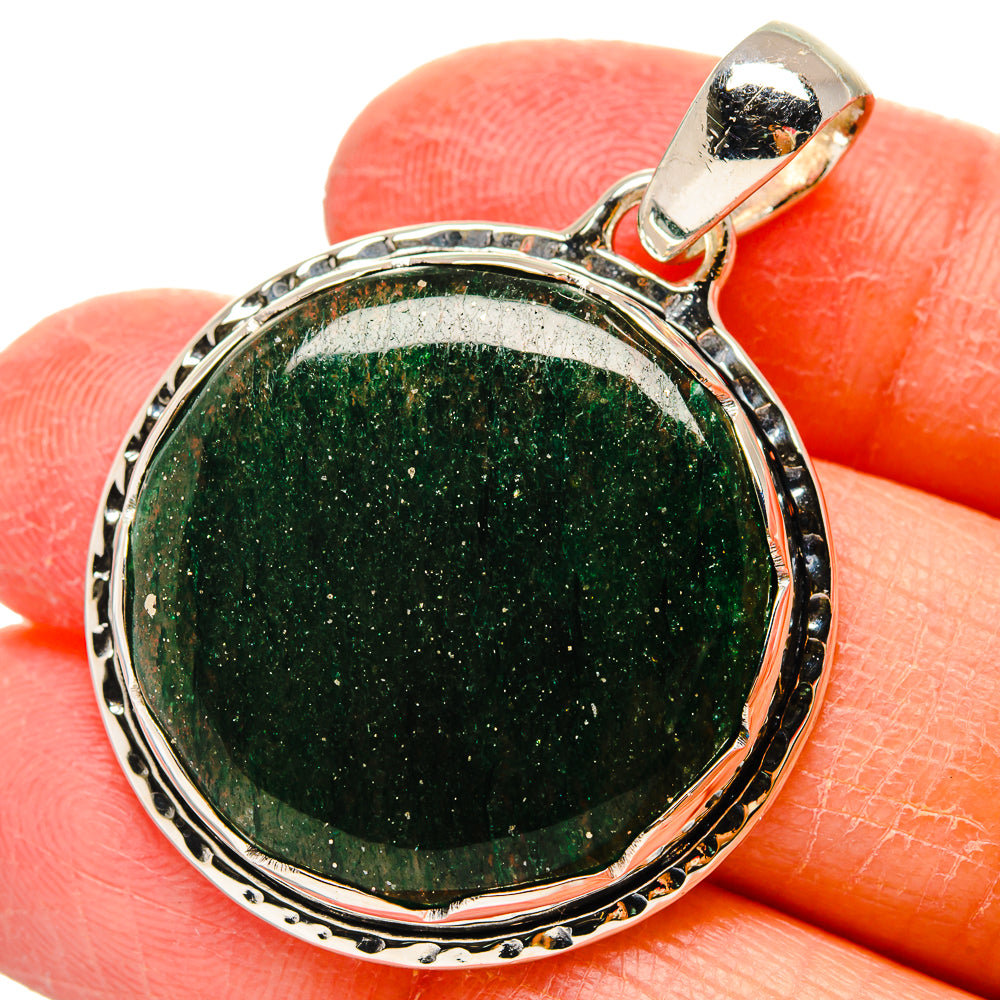 Green Aventurine Pendants handcrafted by Anasilvercos - PD17282
