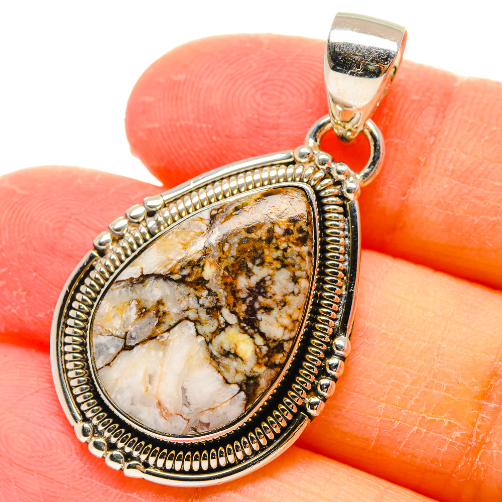 Peanut Wood Jasper Pendants handcrafted by Anasilvercos - PD17289