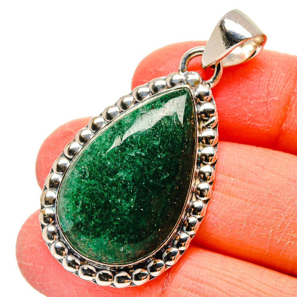 Green Aventurine Pendants handcrafted by Anasilvercos - PD17316