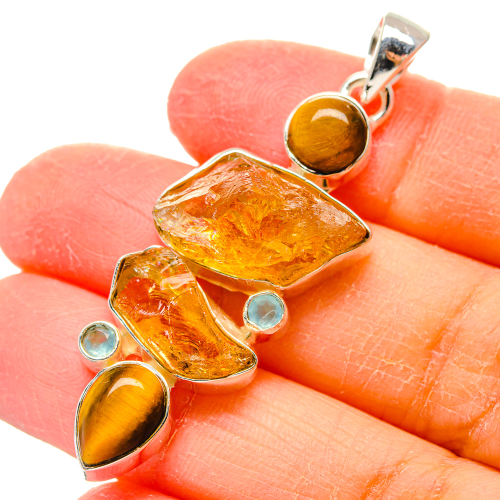 Libyan Glass Pendants handcrafted by Anasilvercos - PD17338