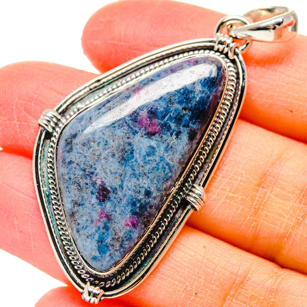 Ruby Fuchsite Pendants handcrafted by Anasilvercos - PD17372