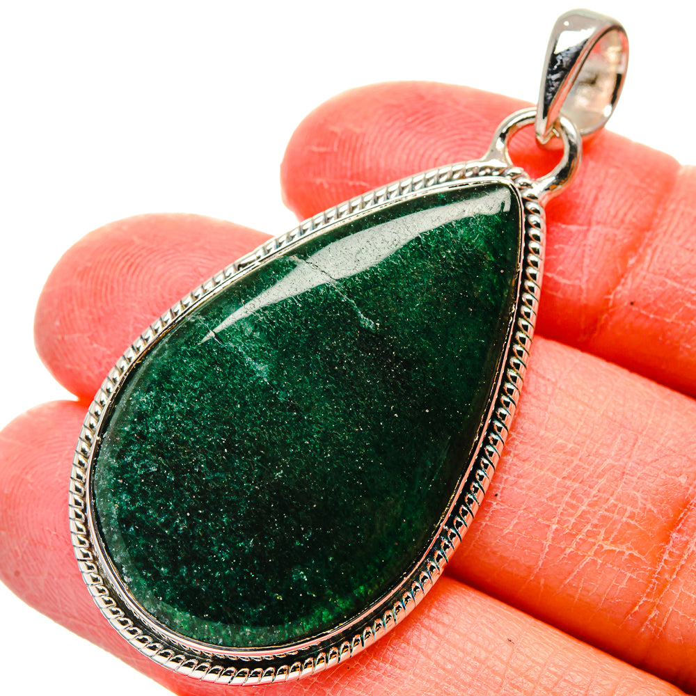 Green Aventurine Pendants handcrafted by Anasilvercos - PD17376