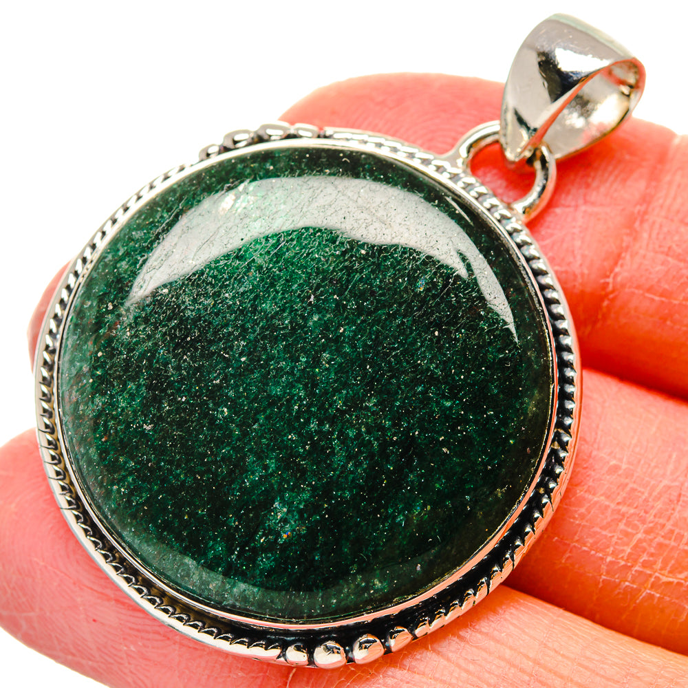 Green Aventurine Pendants handcrafted by Anasilvercos - PD17395