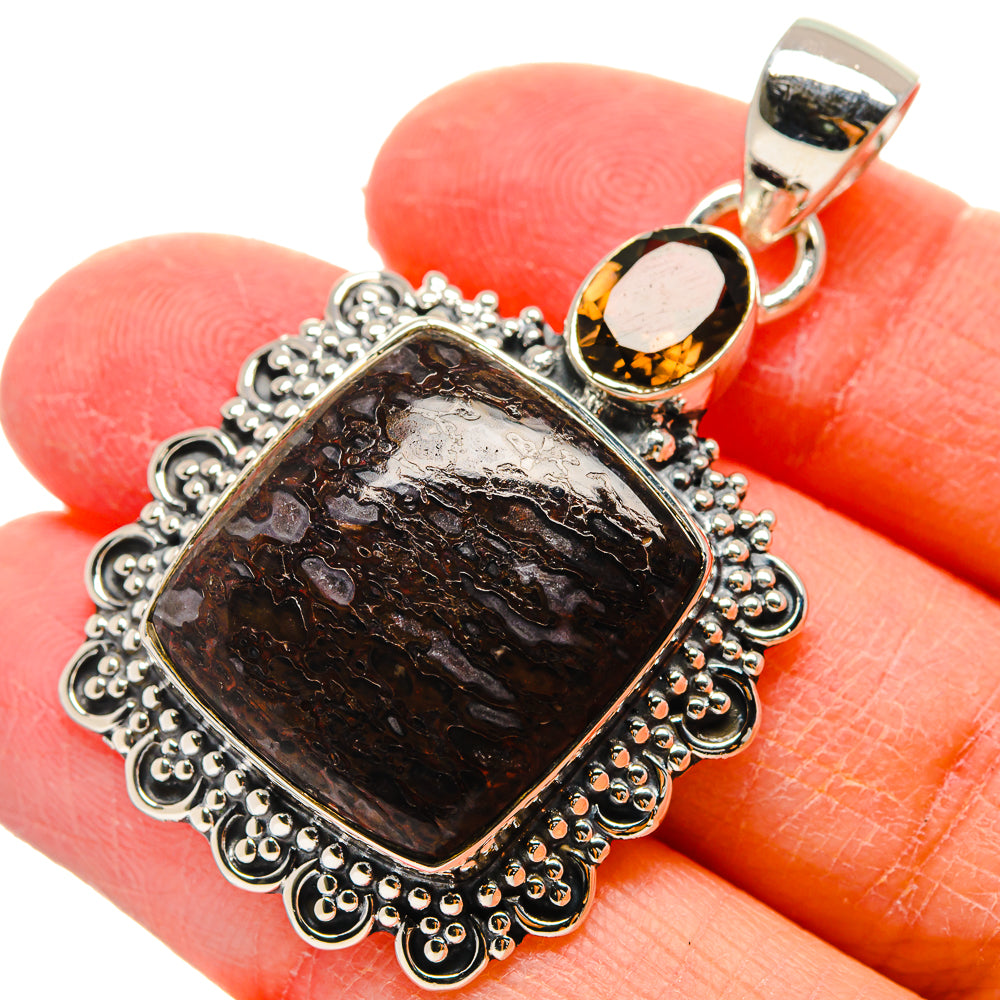 Dinosaur Bone Pendants handcrafted by Anasilvercos - PD17401