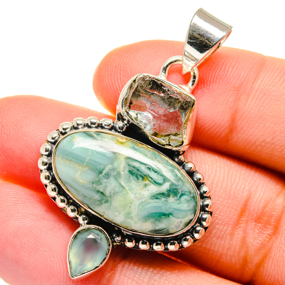 Ocean Jasper Pendants handcrafted by Anasilvercos - PD17417