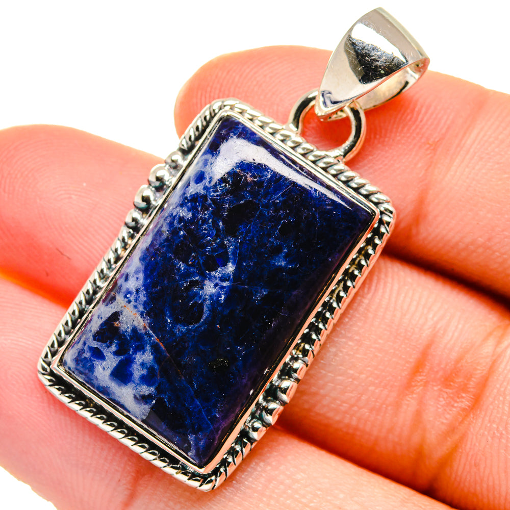 Sodalite Pendants handcrafted by Anasilvercos - PD17437