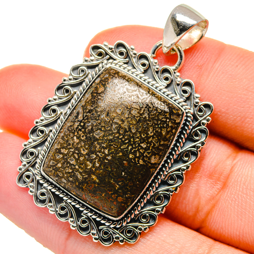 Dinosaur Bone Pendants handcrafted by Anasilvercos - PD17441