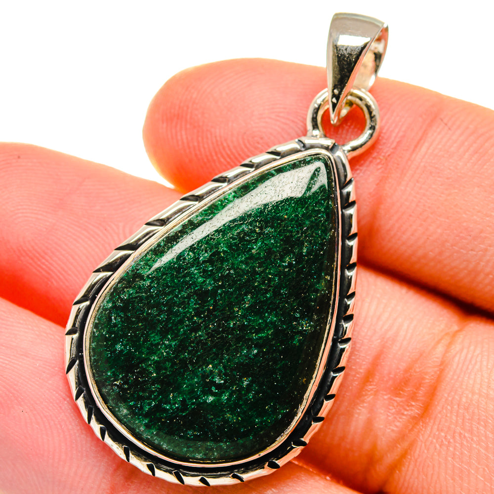 Green Aventurine Pendants handcrafted by Anasilvercos - PD17459