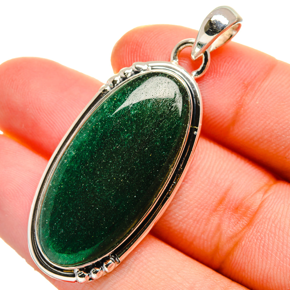 Green Aventurine Pendants handcrafted by Anasilvercos - PD17470