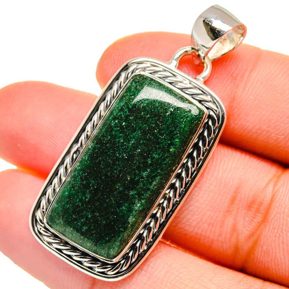 Green Aventurine Pendants handcrafted by Anasilvercos - PD17472
