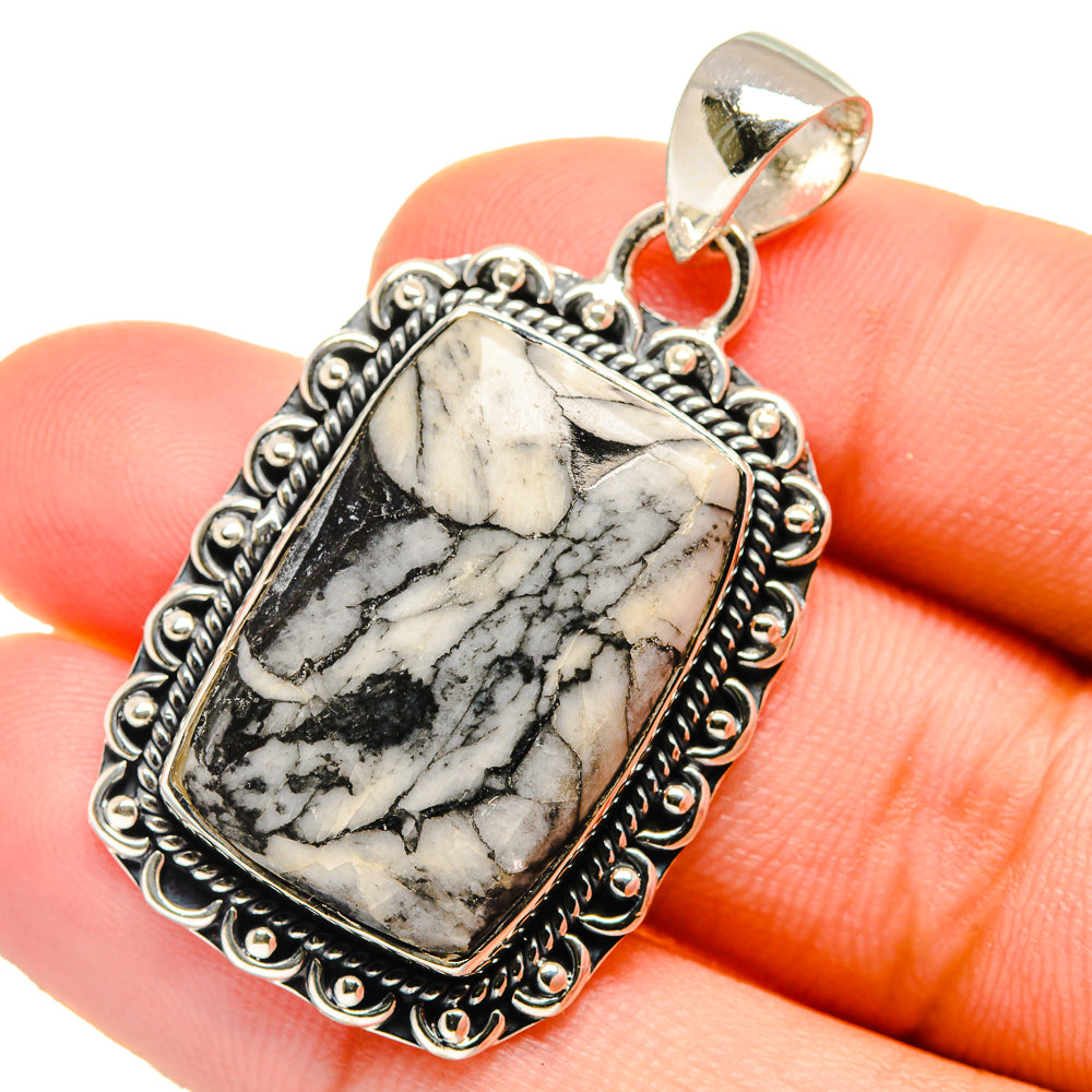 Pinolith Jasper Pendants handcrafted by Anasilvercos - PD17490