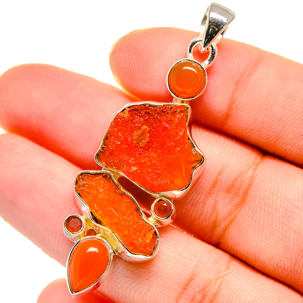 Carnelian Pendants handcrafted by Anasilvercos - PD17500