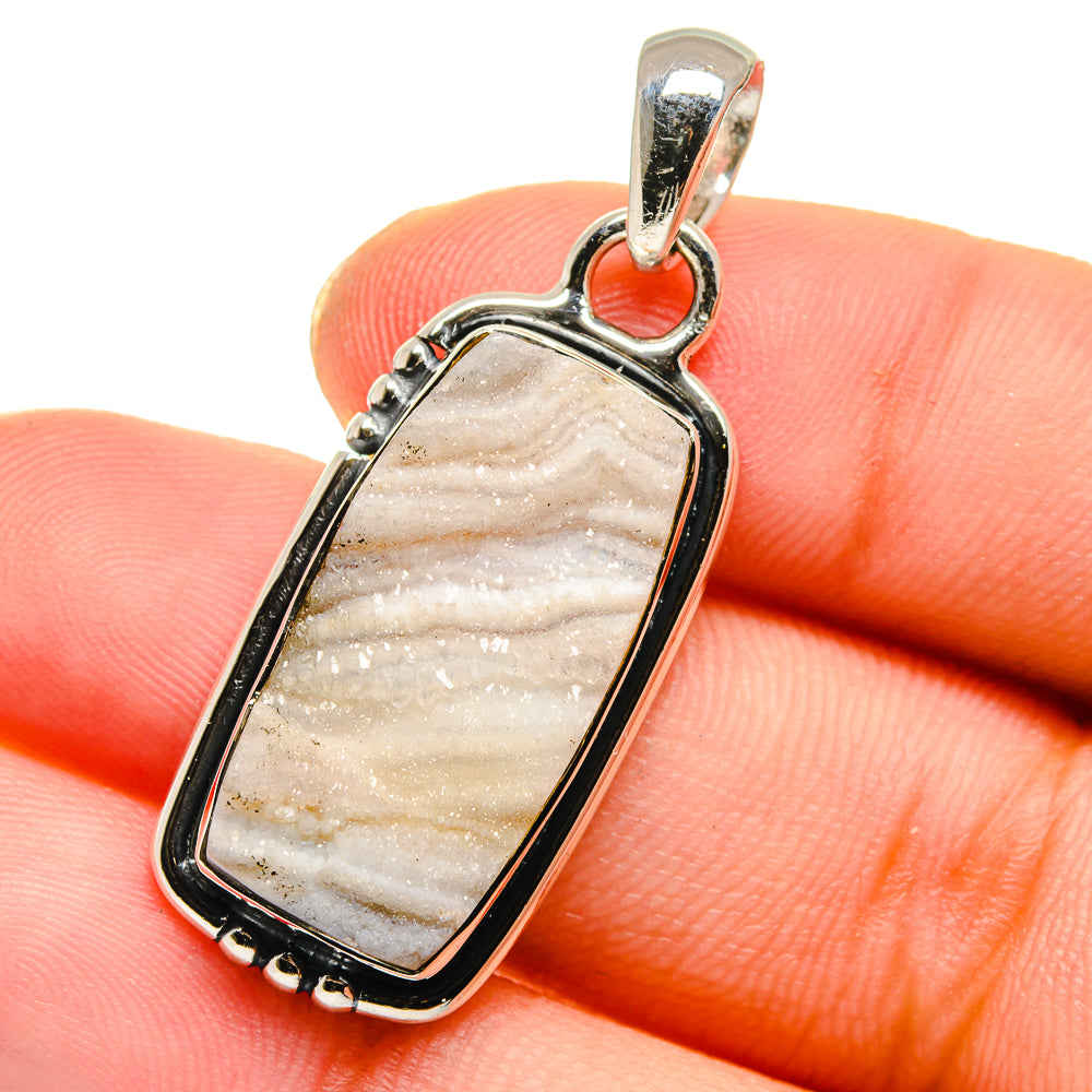 Desert Druzy Pendants handcrafted by Anasilvercos - PD17501
