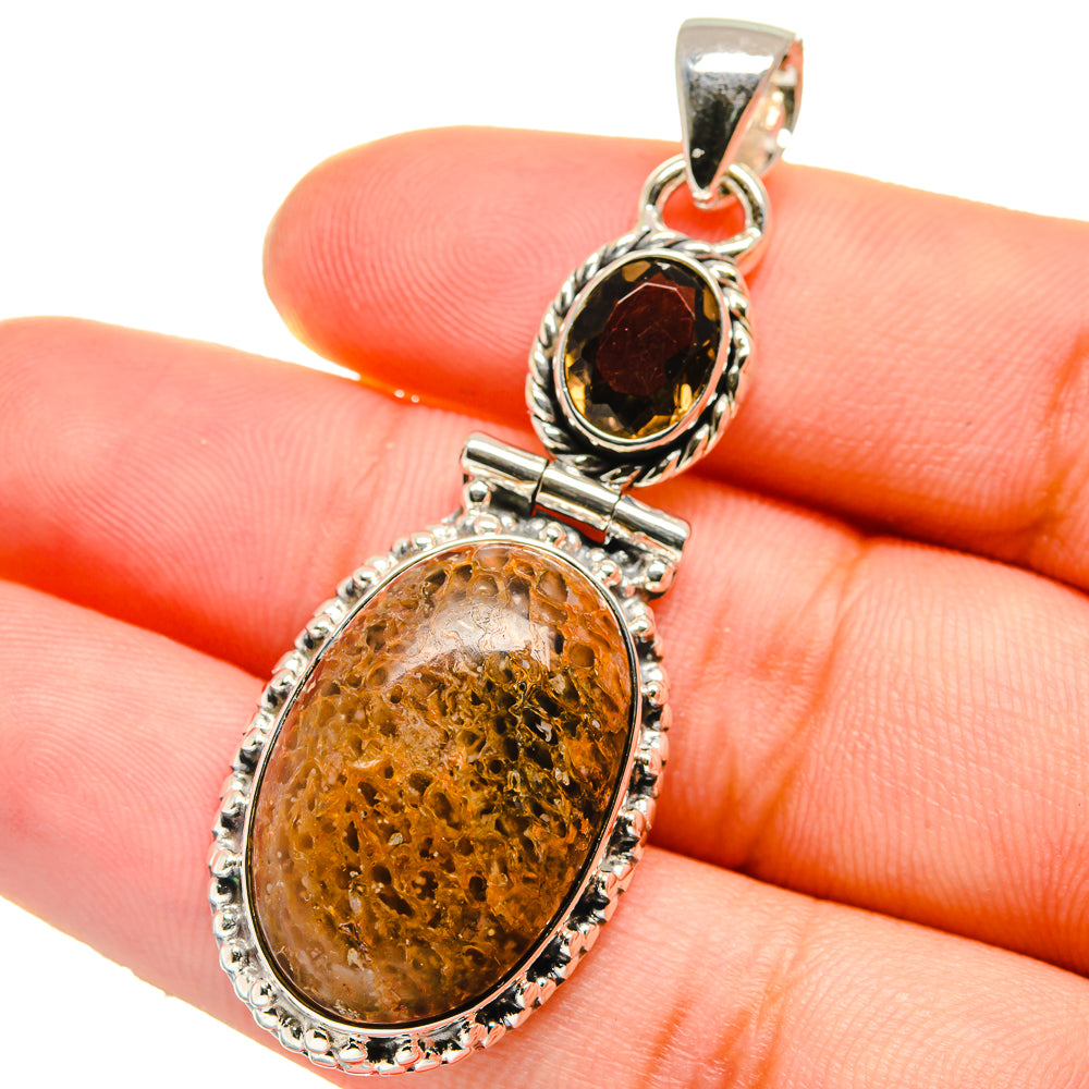 Dinosaur Bone Pendants handcrafted by Anasilvercos - PD17507