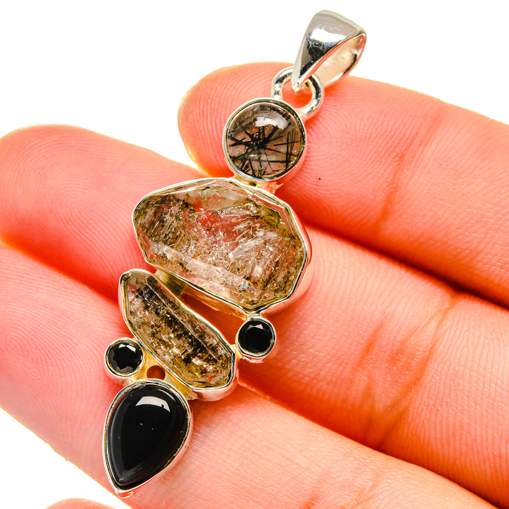 Herkimer Diamond Pendants handcrafted by Anasilvercos - PD17528