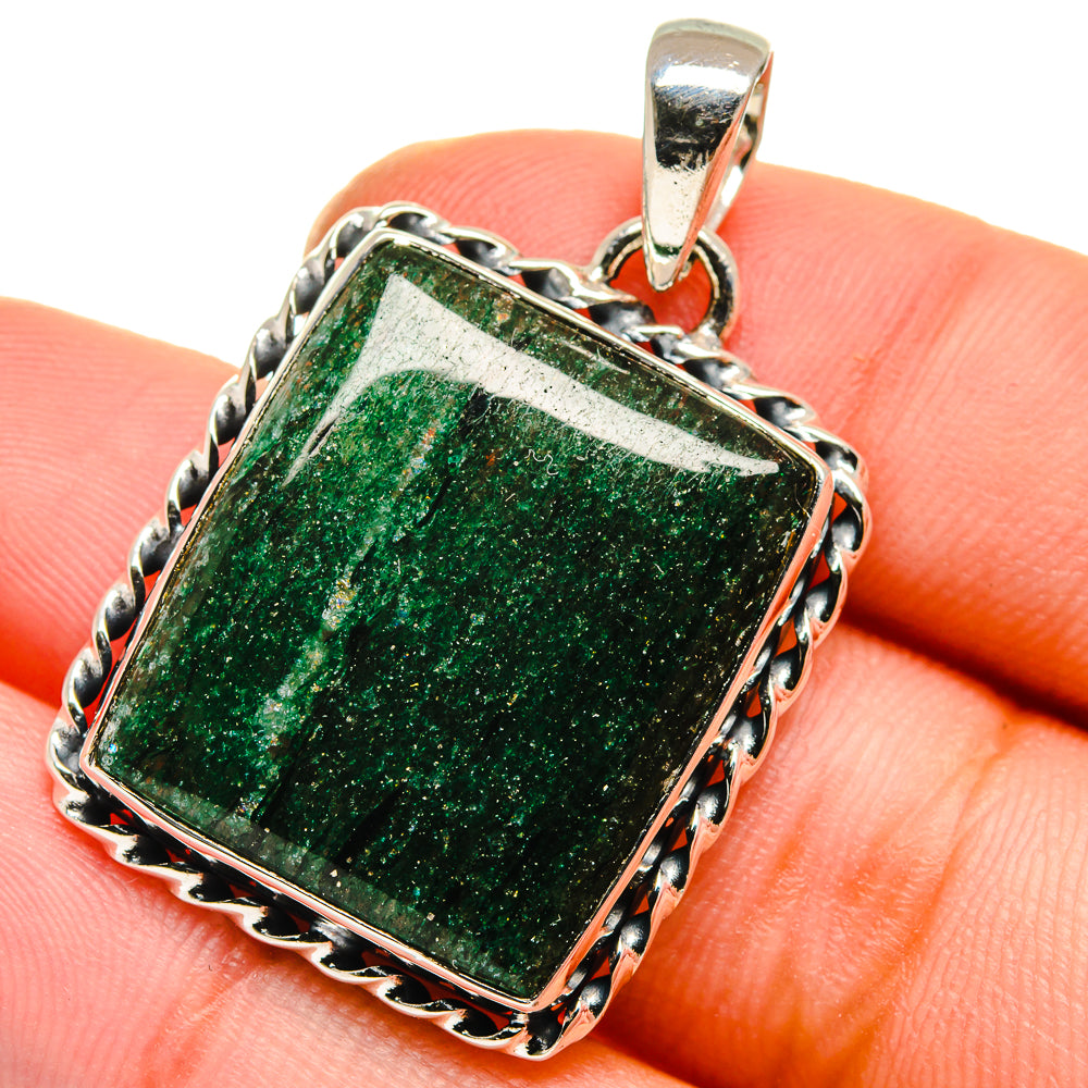 Green Aventurine Pendants handcrafted by Anasilvercos - PD17531