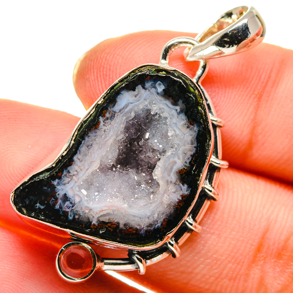Coconut Geode Slice Pendants handcrafted by Anasilvercos - PD17536