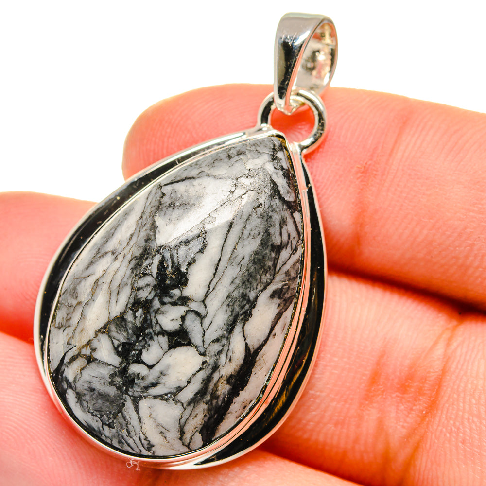 Pinolith Jasper Pendants handcrafted by Anasilvercos - PD17549