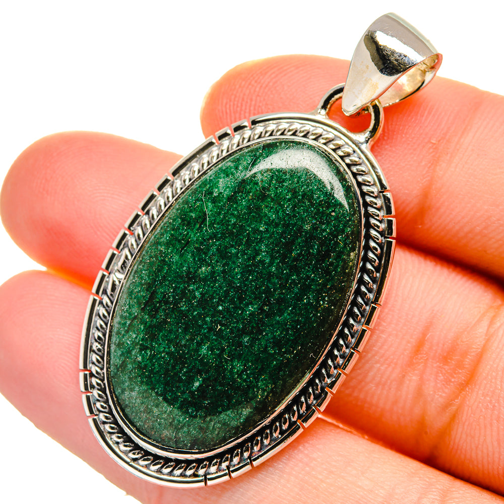 Green Aventurine Pendants handcrafted by Anasilvercos - PD17558