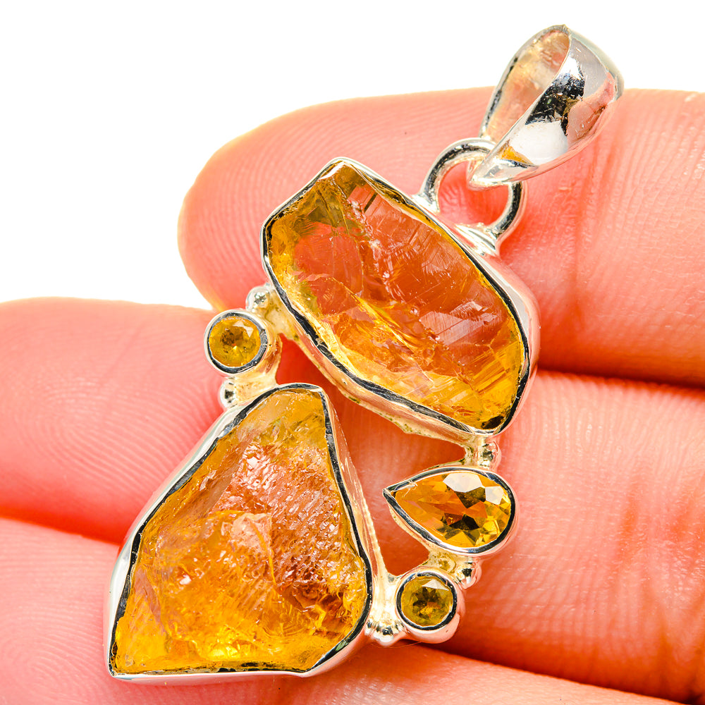 Citrine Pendants handcrafted by Anasilvercos - PD17580