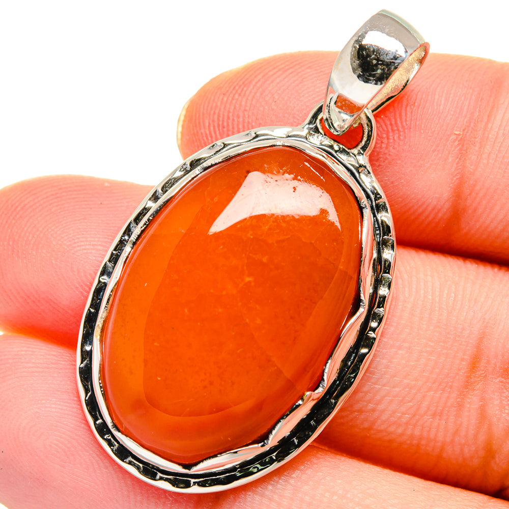 Carnelian Pendants handcrafted by Anasilvercos - PD17588