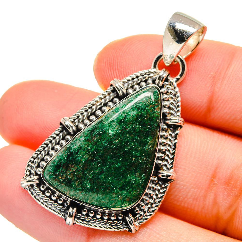 Green Aventurine Pendants handcrafted by Anasilvercos - PD17615