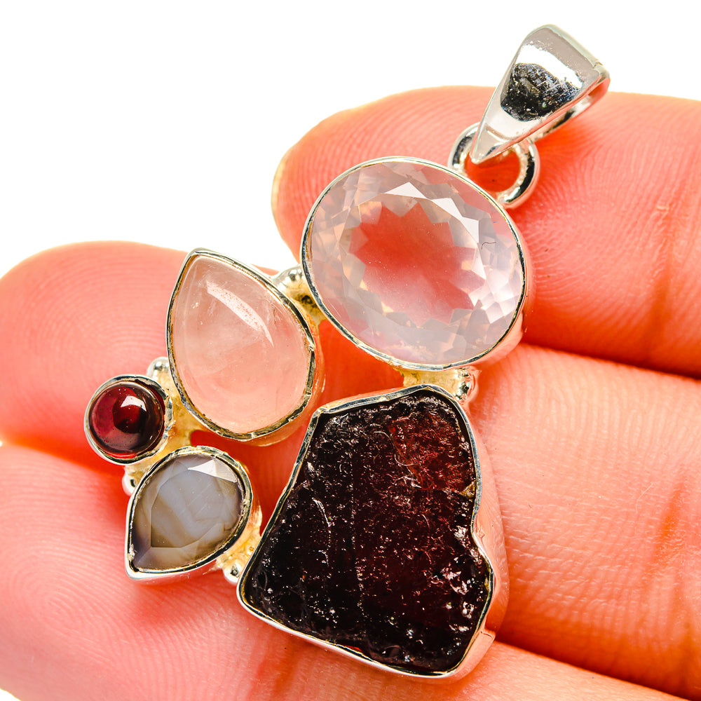 Garnet Pendants handcrafted by Anasilvercos - PD17619