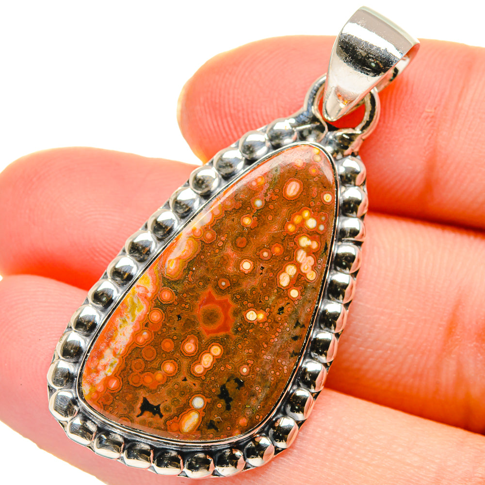 Ocean Jasper Pendants handcrafted by Anasilvercos - PD17625