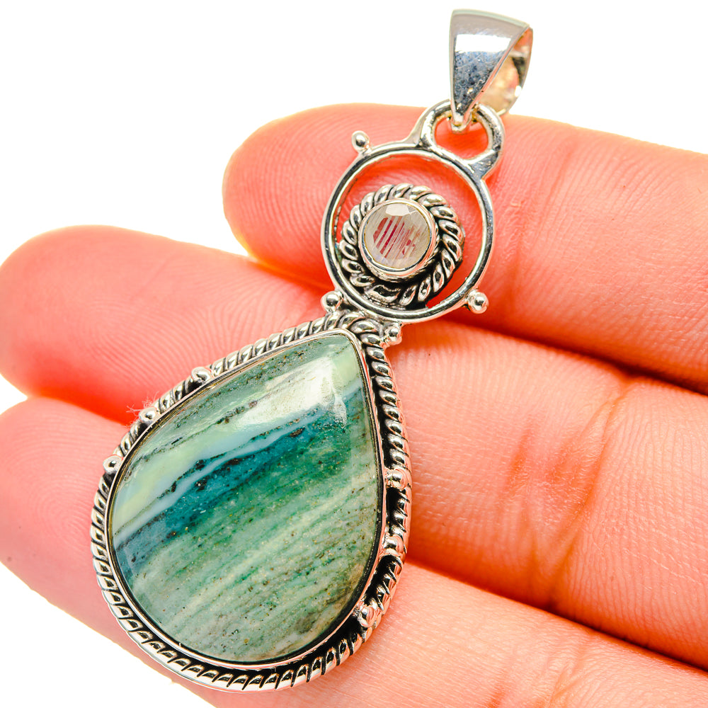 Ocean Jasper Pendants handcrafted by Anasilvercos - PD17638