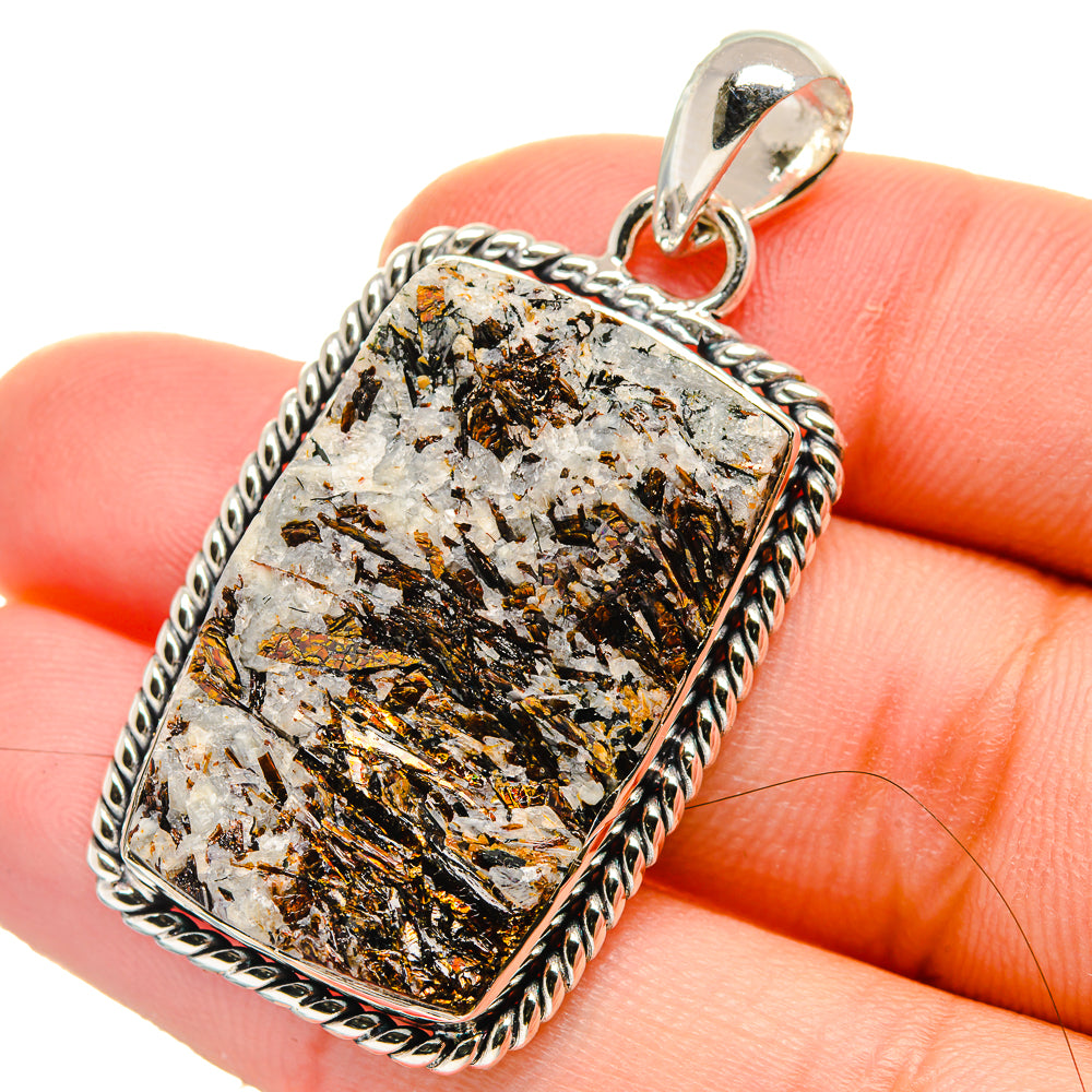 Astrophyllite Pendants handcrafted by Anasilvercos - PD17650
