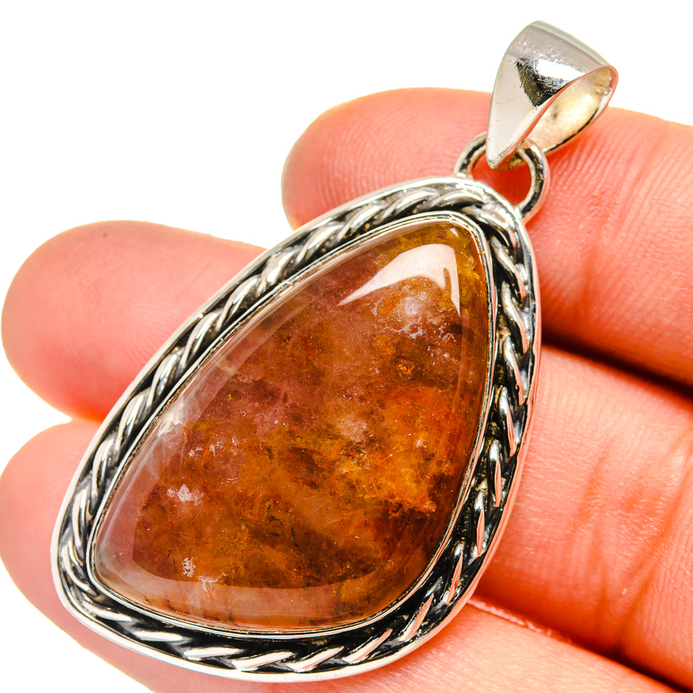 Sunstone Pendants handcrafted by Anasilvercos - PD17659