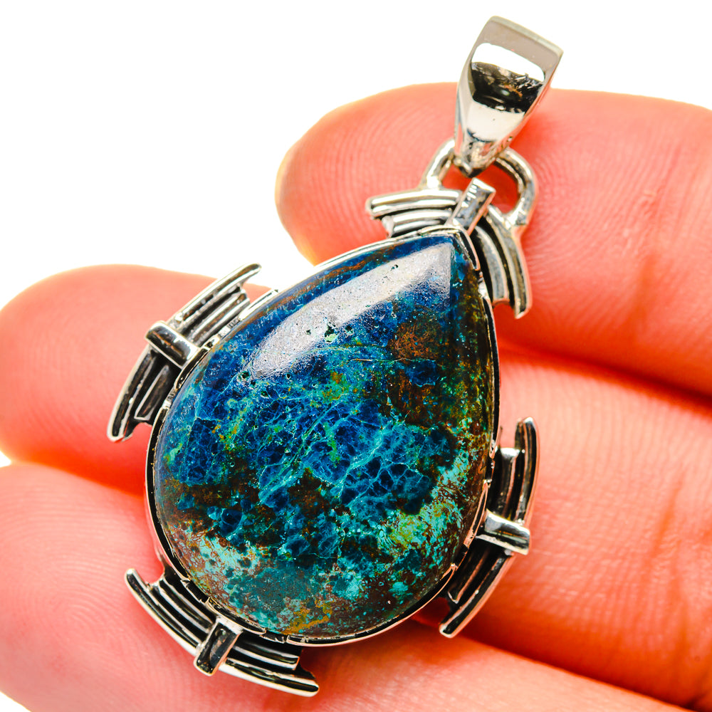 Shattuckite Pendants handcrafted by Anasilvercos - PD17698