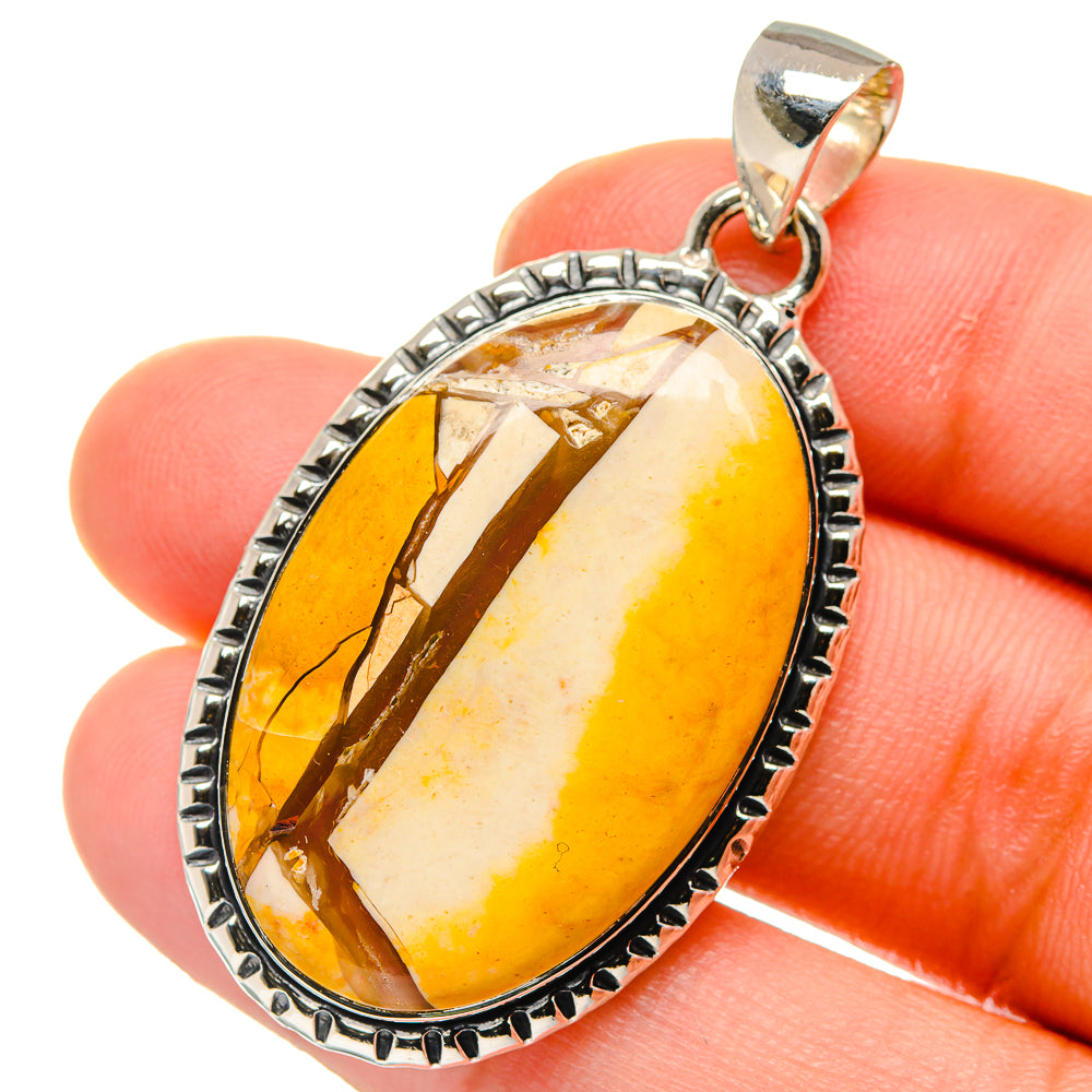 Brecciated Mookaite Pendants handcrafted by Anasilvercos - PD17705